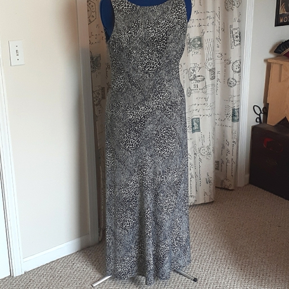 Vintage Leopard/Cheetah Print Harlow Dress Size 14